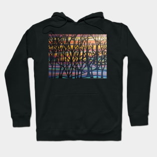 Light in the darkness landscape Hoodie